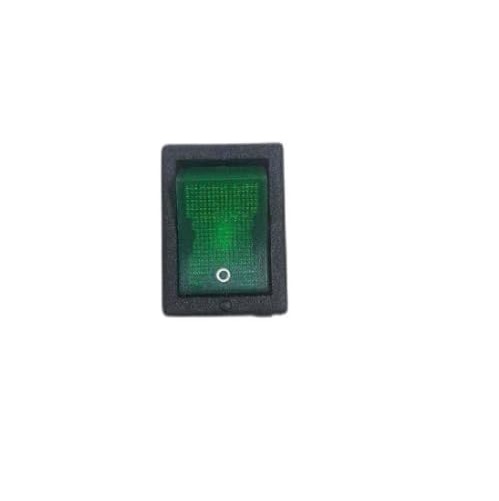 ELCOM IRS-1 Green Rocker Switch AC Power Switch image 1