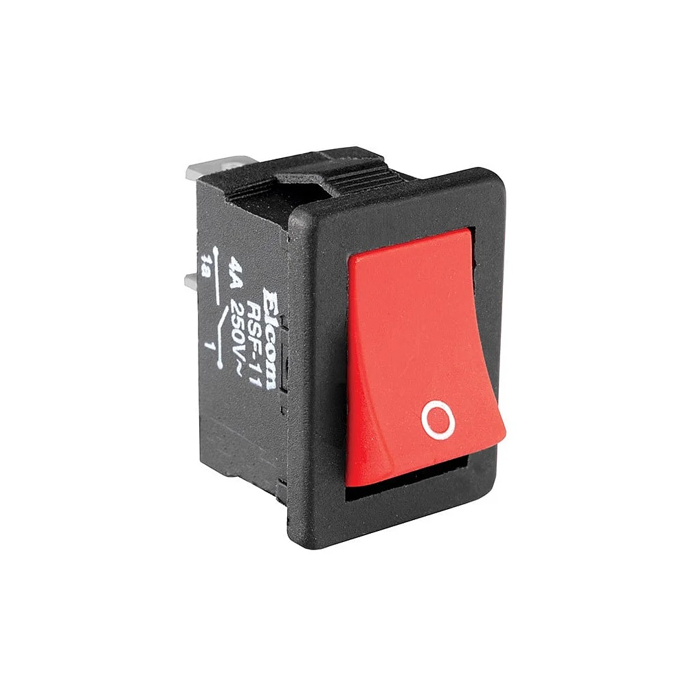 ELCOM RSF-11 Red Tactile Push Button Switch KRSF-1104-7-04 (Momentary Tact Switch) image 1