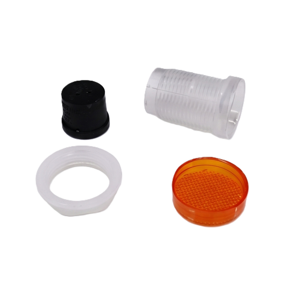 10mm LED Holder Plastic White Body Red (Panel Mount LED Holder) image 3