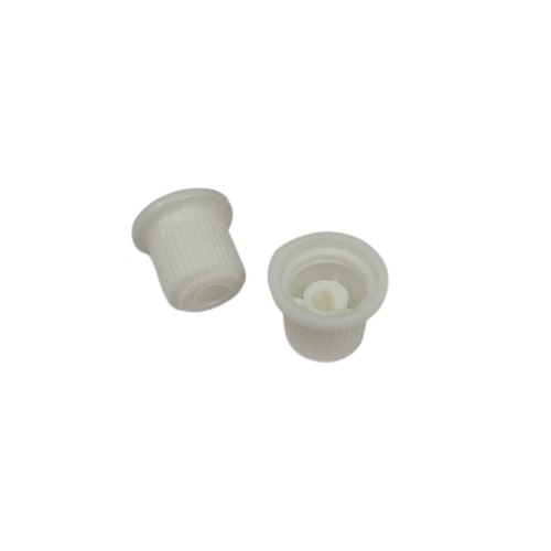 6mm Shaft Volume Control Plastic Knob - WHITE image 1