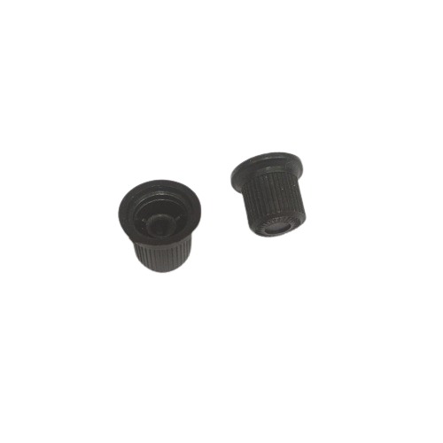 6mm Shaft Volume Control Plastic Knob - BLACK image 2
