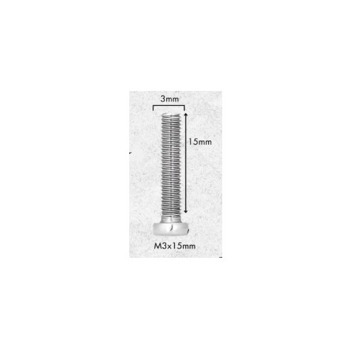 M3x15mm CH Head Stainless Steel Mounting Screw image 1