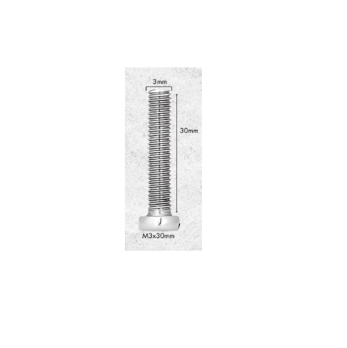 M3x30mm CH Head Stainless Steel Mounting Screw image 1