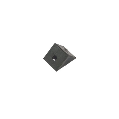 Plastic Corner L Bracket with 2 Holes – 10 × 10mm (Black) image 2