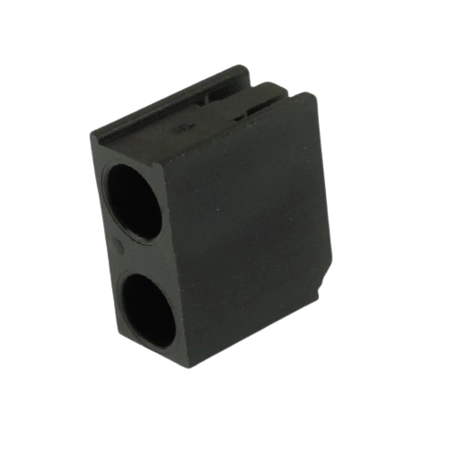 3mm Black Double Hole LED Holder (PCB LED Mounting Holder) image 1