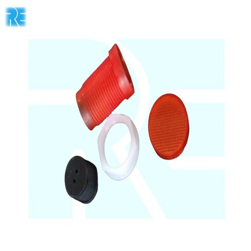 10mm Led Holder Plastic - Red image 2
