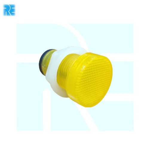 10mm Led Holder Plastic - Yellow image 3