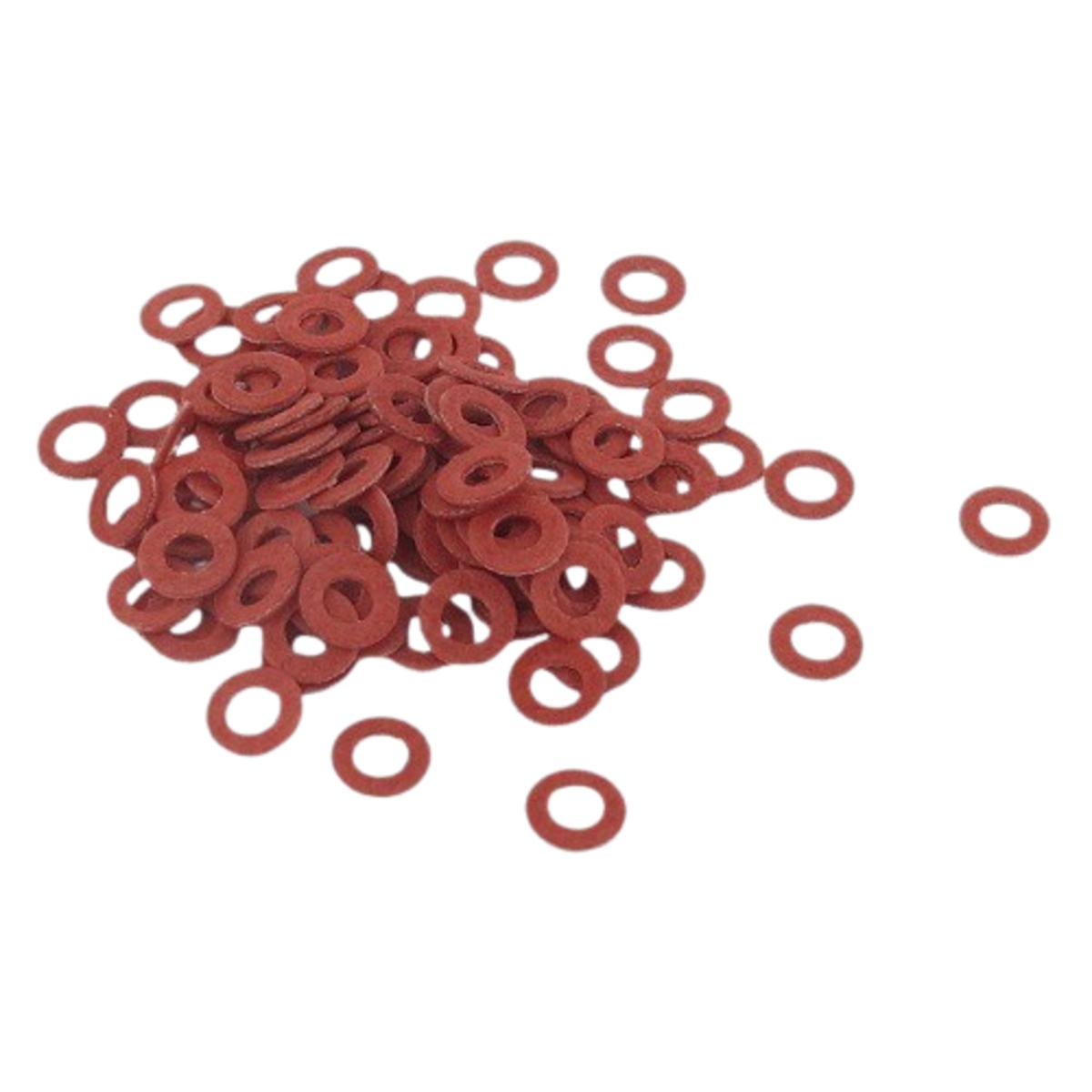 Flat Red Fiber Washer M2 x 6mm x 0.8mm (Insulating Fiber Washer) image 2