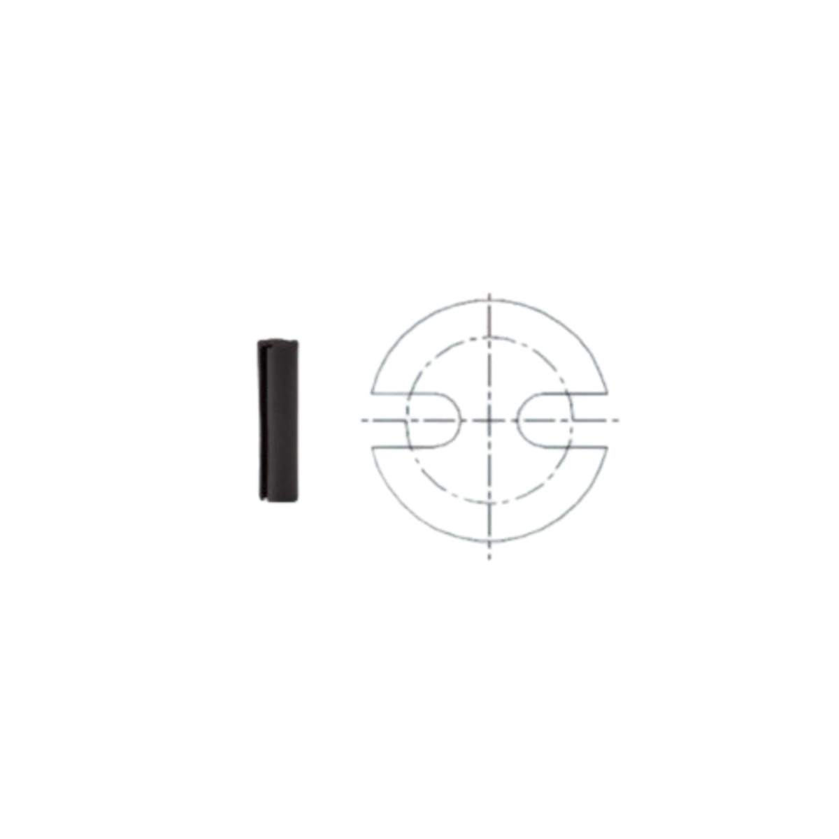 LED Mounting Holder Self Retaining Vertical Black (22mm, 5mm LED, 2 Lead) image 3
