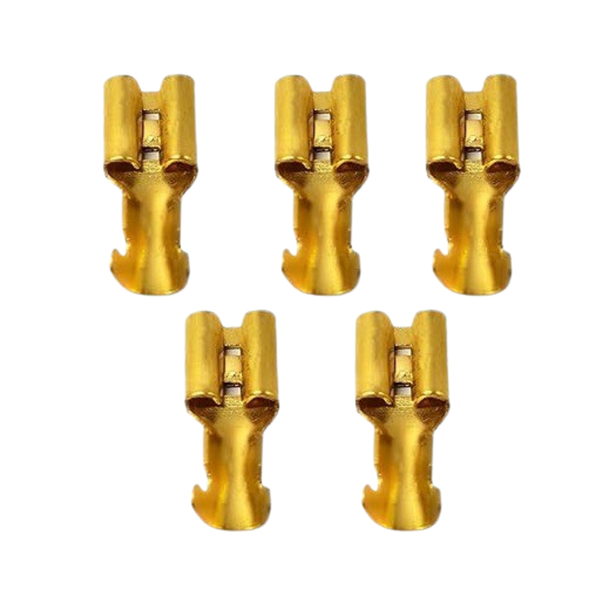 Golden Copper Battery Lugs Push Lock Type Connector (Battery Terminal Connector) image 2