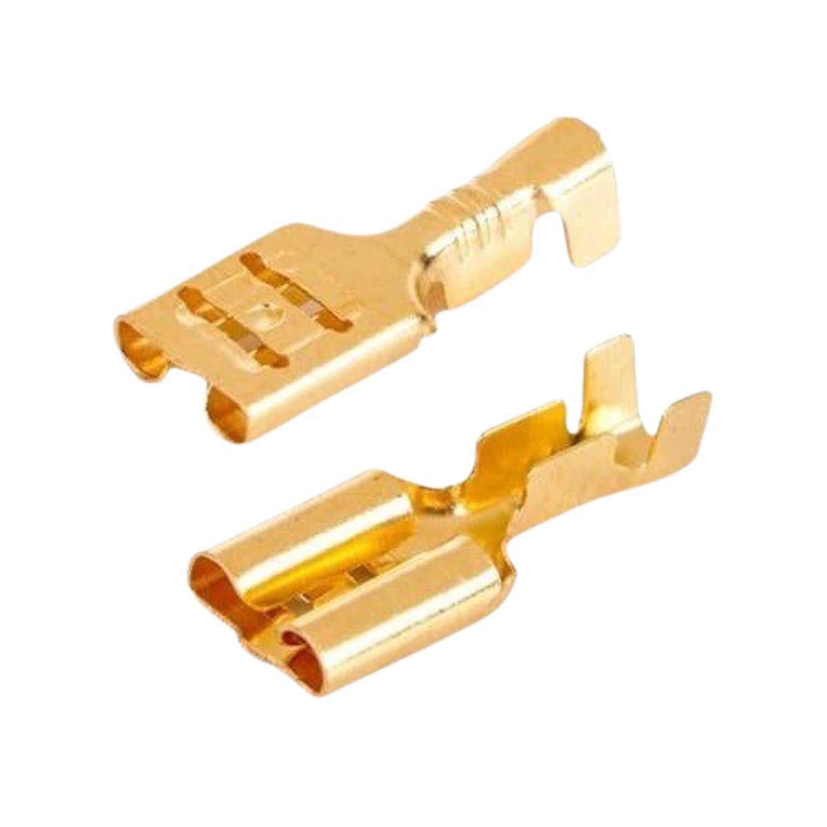 Golden Copper Battery Lugs Push Lock Type Connector (Battery Terminal Connector) image 3