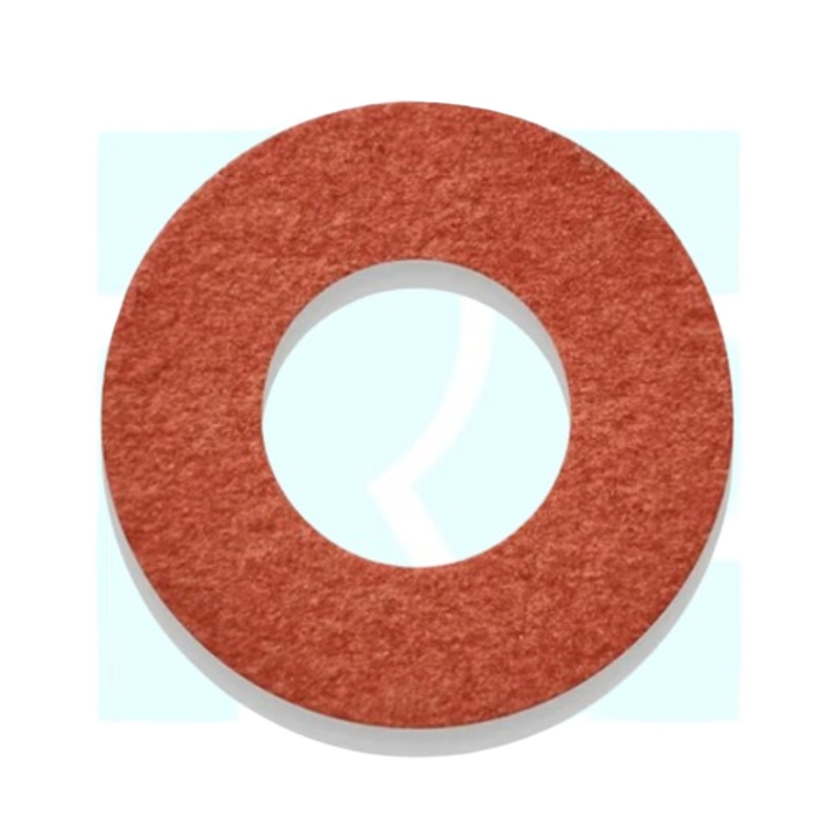 Flat Red Fiber Washer M5 x 15mm x 0.8mm (Insulating Fiber Washer) image 3