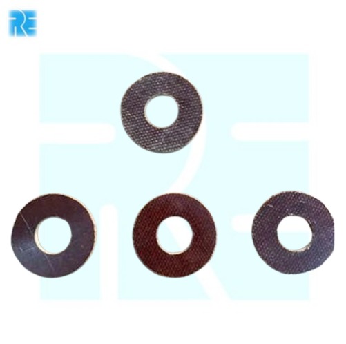 Flat Red Fiber Washer M8 x 12mm x 0.8mm image 2