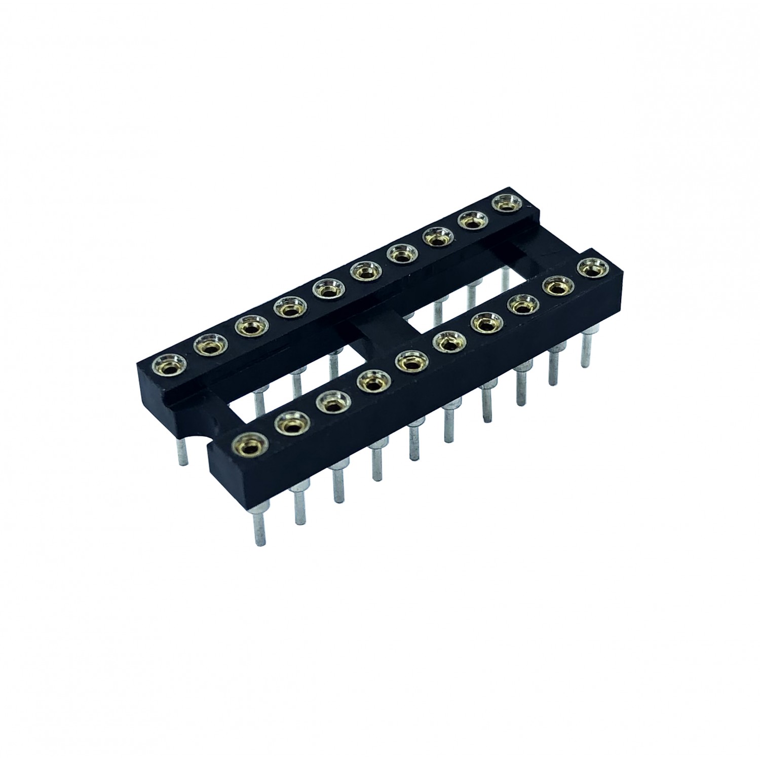 20 Pin IC Socket Gold Plated Protectron P8053-20-11 (DIP IC Socket) image 1