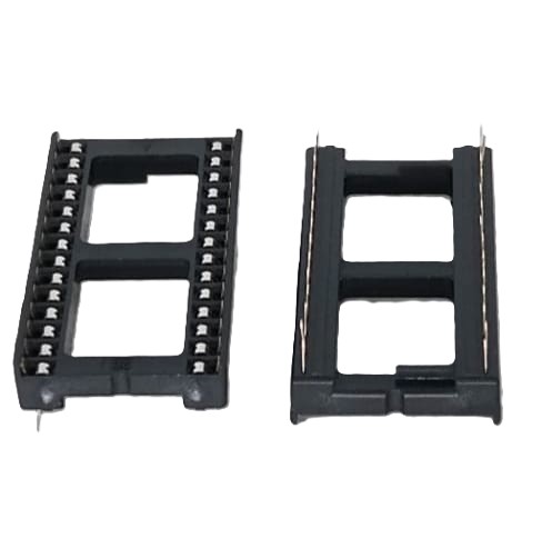 28 Pin Wide IC Socket DIP IC Holder Through Hole Socket (28 Pin Wide IC Socket) image 1