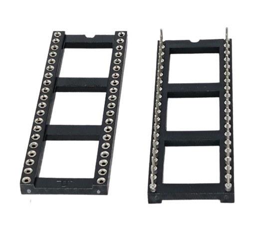 40 Pin IC Socket Gold Plated Protectron P80564011 DIP IC Holder (Protectron P80564011 IC Socket) image 1