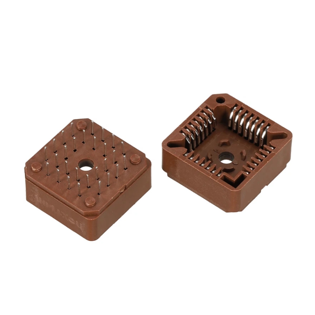 28 Pin 2.54mm PLCC Socket (28 Pin PLCC IC Socket) image 1