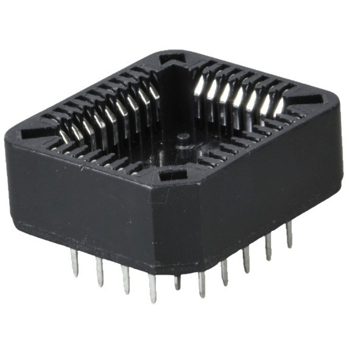 32 Pin 2.54mm PLCC IC Socket (PLCC Through Hole Socket) image 1