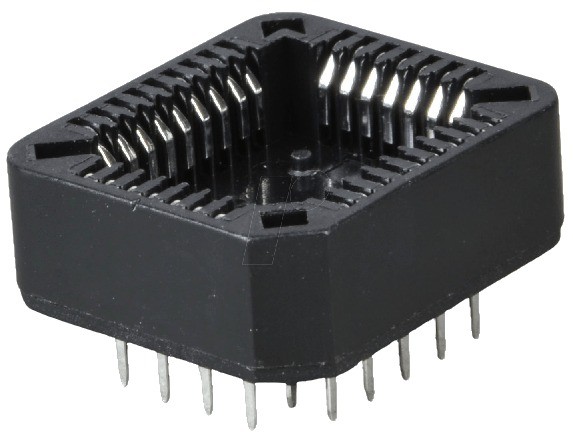 32 PIN 2.54 MM PLCC SOCKET  image 1