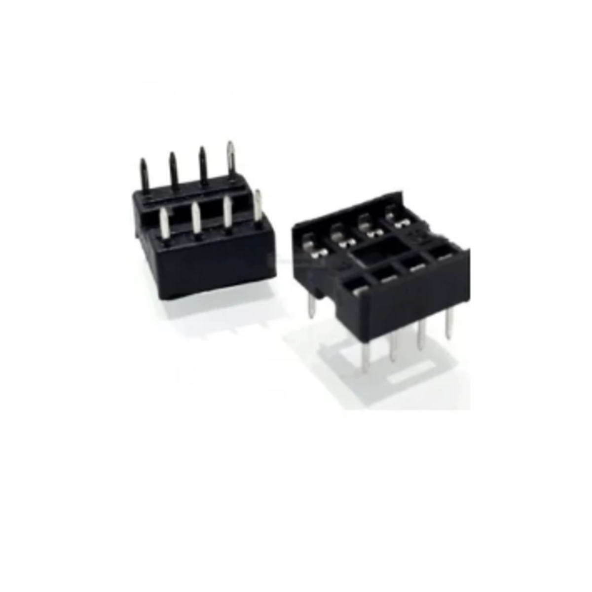 8 Pin IC Socket DIP-8 (8 Pin IC Holder, DIP IC Socket, Through Hole IC Base) image 1