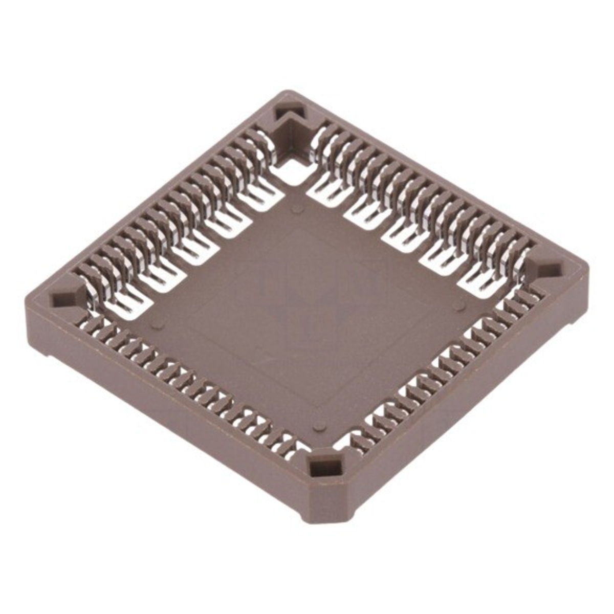 68 Pin SMD 1.27mm PLCC Socket (68 Pin Surface Mount PLCC IC Socket) image 1