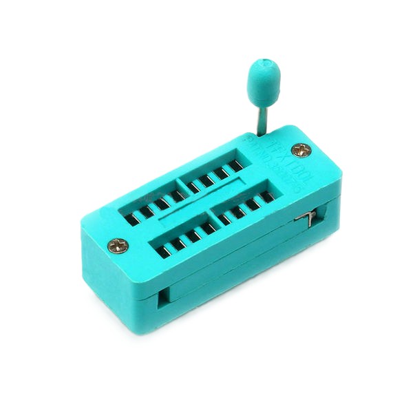 16 Pin ZIF IC Socket (Zero Insertion Force DIP Socket) image 2
