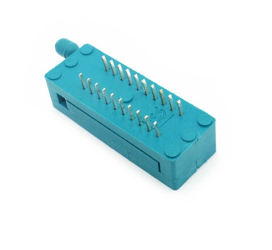 20 Pin ZIF Socket DIP IC Test Programming Socket Zero Insertion Force Connector (20 Pin IC Socket) image 2