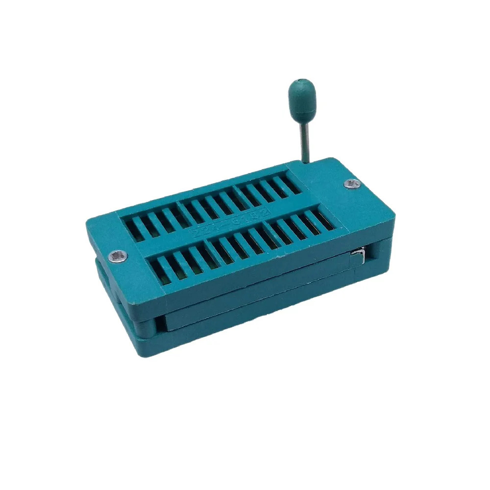 24 Pin ZIF IC Socket (Zero Insertion Force DIP Socket) image 1