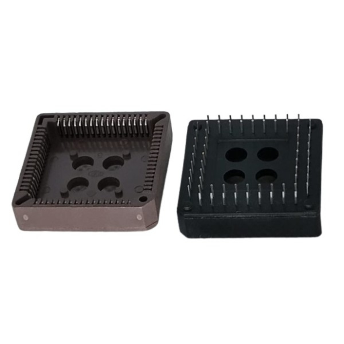 68 Pin 2.54mm PLCC IC Socket (PLCC Through Hole Socket) image 1