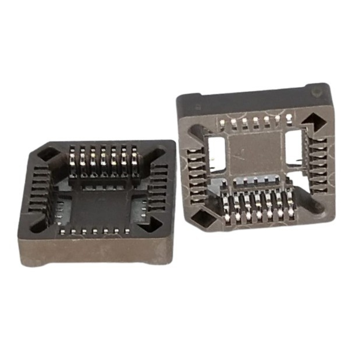 28 Pin PLCC Socket SMD 1.27mm Pitch (Surface Mount IC Socket) image 1