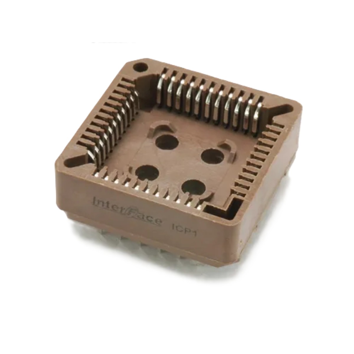 44 Pin 1.27mm PLCC IC Socket (Surface Mount PLCC Socket) image 1