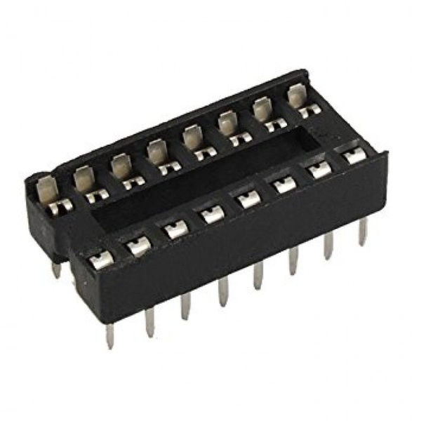 16 Pin IC Socket (DIP IC Socket Through Hole) image 1