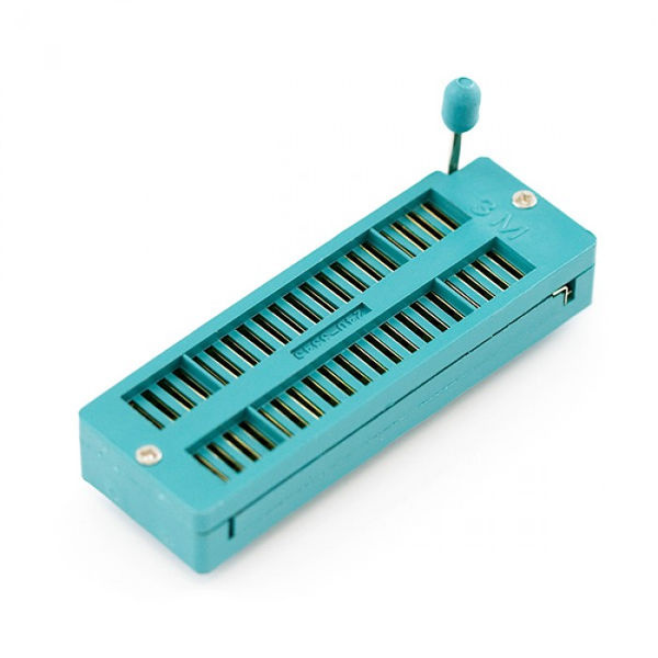 40 Pin ZIF Socket DIP IC Test Socket (40 Pin Zero Insertion Force Socket) image 1