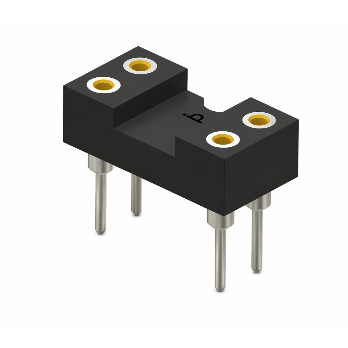 4 Pin IC Socket Gold Plated Protectron P8053-04-11 (4 Pin DIP IC Socket)