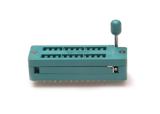 24 Pin Narrow ZIF Socket image 1