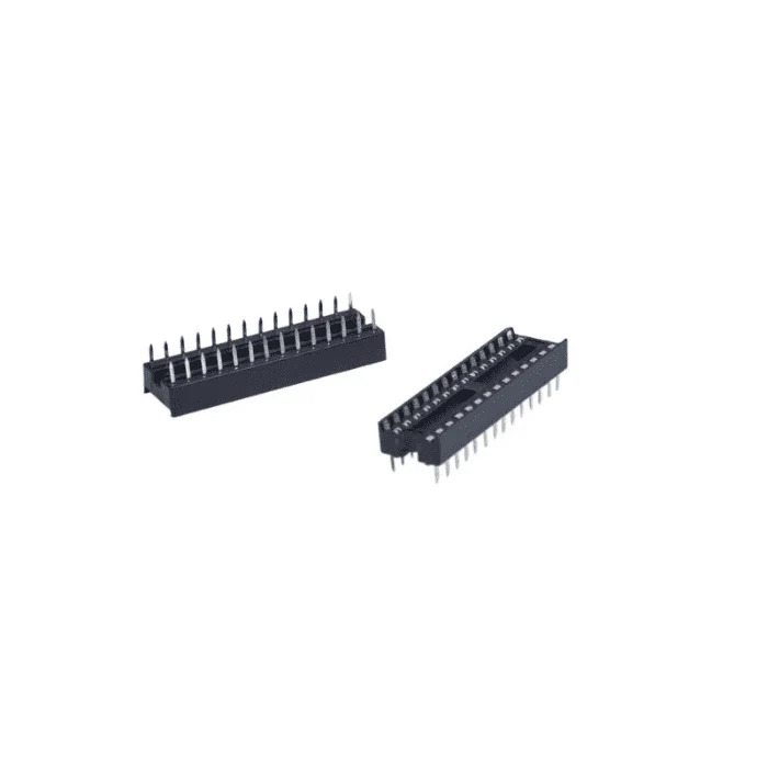 28 Pin Narrow DIP IC Socket Through Hole Integrated Circuit Holder (28 Pin IC Socket) image 2