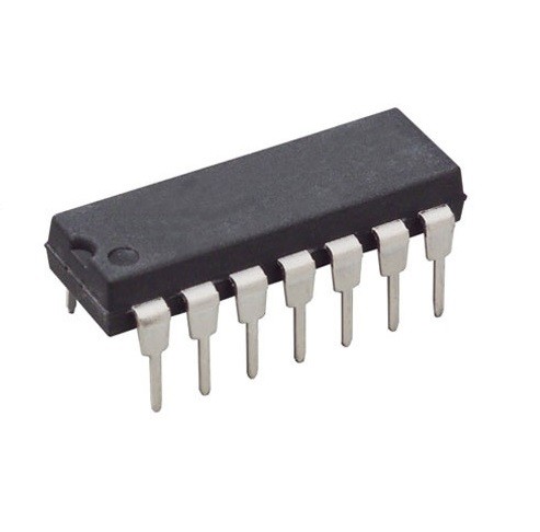 74F04 DIP IC Hex Inverter (74F04 IC) image 1