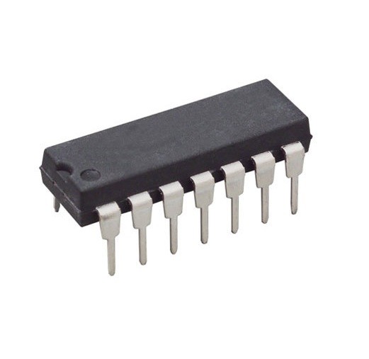 74F14 DIP IC Hex Inverter Schmitt Trigger (74F14 IC) image 1