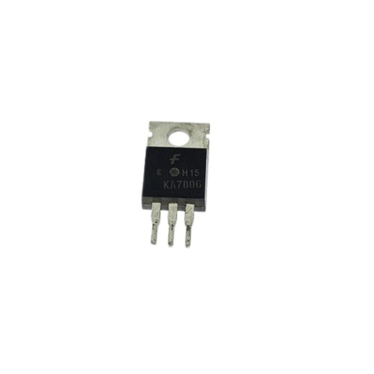 KA7806 Positive Voltage Regulator IC TO-220 Cut Lead (6V Linear Voltage Regulator, Fixed Voltage Regulator, Fairchild Regulator IC) image 1