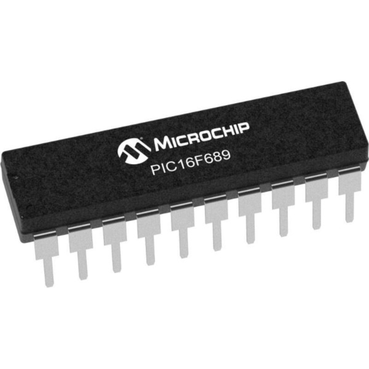 PIC16F689-I/P 8-Bit Flash Microcontroller with ADC and USART DIP-20 (PIC16F689-I/P Microcontroller IC) image 1