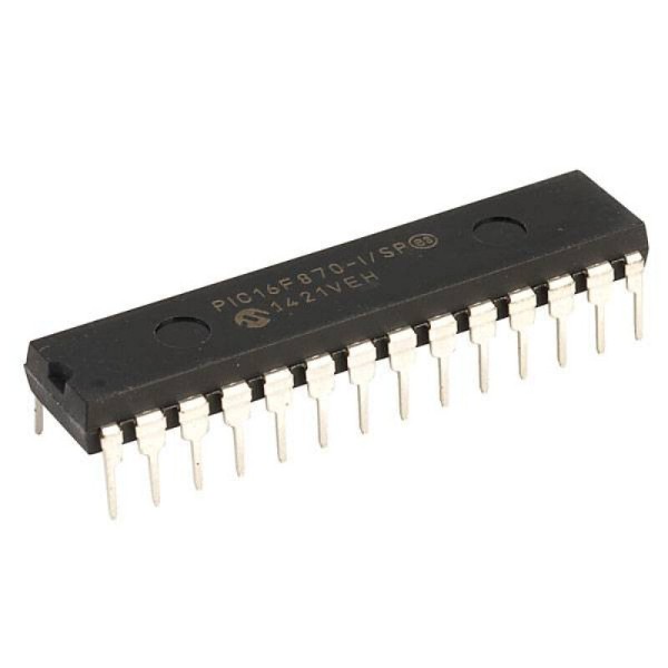 PIC16F870-I/SP 8-Bit Flash Microcontroller with ADC and USART DIP-28 (PIC16F870-I/SP DIP IC) image 1