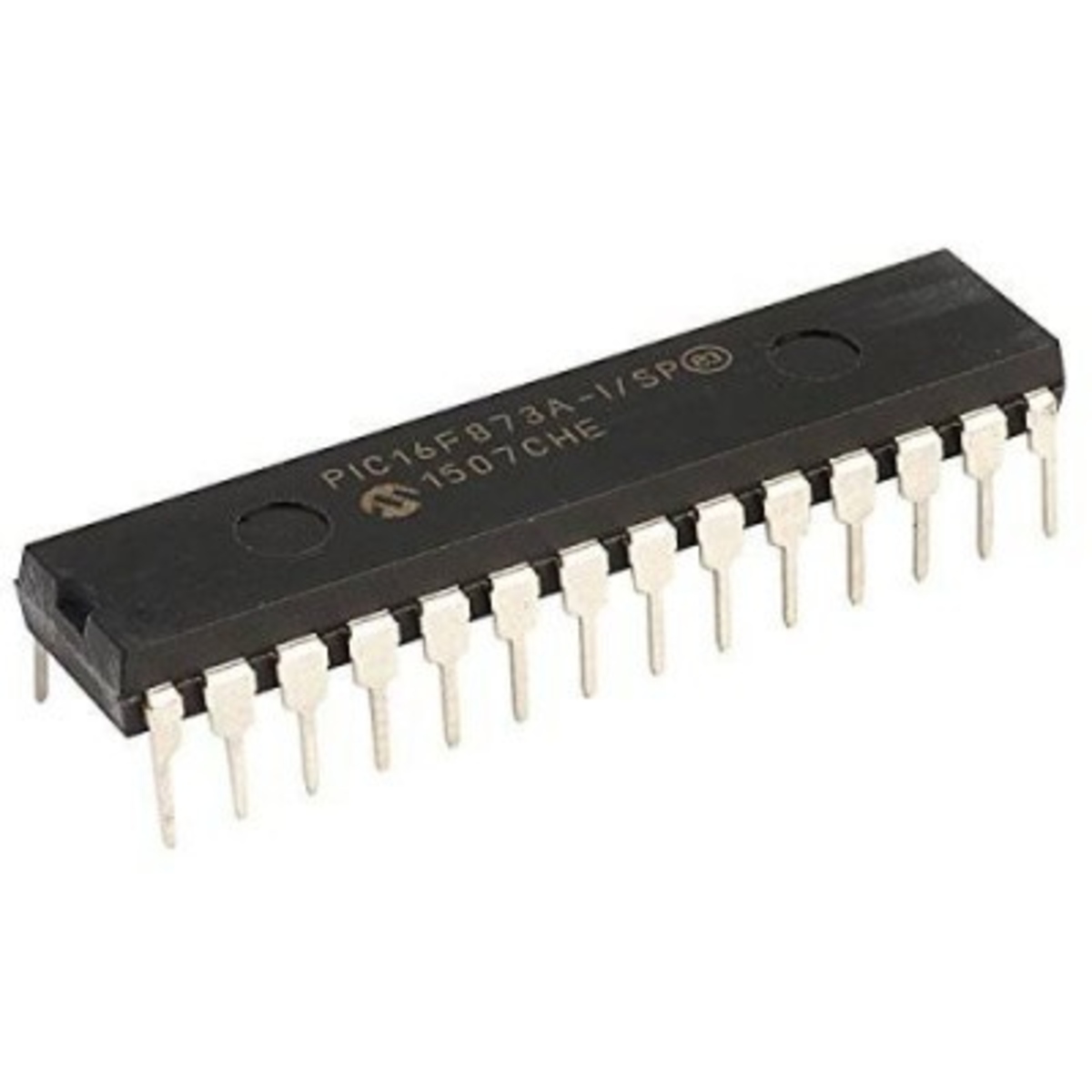 PIC16F873A-I/SP 8-Bit Flash Microcontroller DIP-28 (PIC16F873A Microcontroller with ADC and USART) image 1