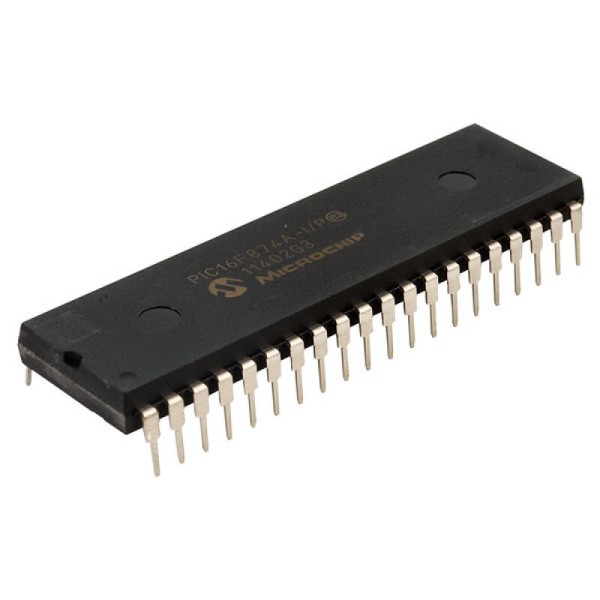 PIC16F874A-I/P 8-Bit Flash Microcontroller with ADC and USART DIP-40 (PIC16F874A-I/P DIP IC) image 1