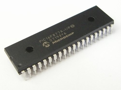 PIC16F877A-I/P 8-Bit Flash Microcontroller with ADC and USART DIP-40 (PIC16F877A-I/P DIP IC) image 1