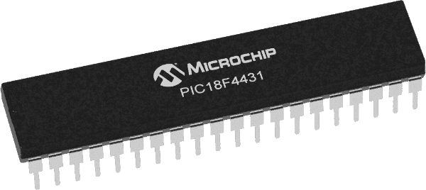 PIC18F4431-I/P 8-Bit Flash Microcontroller with Power Control PWM and QEI DIP-40 (PIC18F4431-I/P DIP IC) image 1