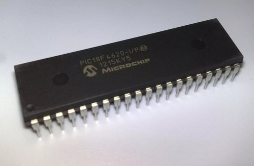 PIC18F4620-I/P 8-Bit High-Performance Flash Microcontroller with 64KB Flash DIP-40 (PIC18F4620-I/P DIP IC) image 1