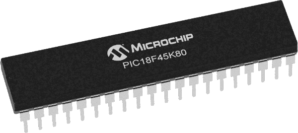 PIC18F45K80-I/P 8-Bit Flash Microcontroller with ECAN and XLP Technology DIP-40 (PIC18F45K80-I/P DIP IC) image 1