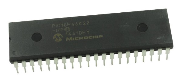 PIC18F46K22-I/P 8-Bit Flash Microcontroller with 64KB Flash and XLP Technology DIP-40 (PIC18F46K22-I/P DIP IC) image 1