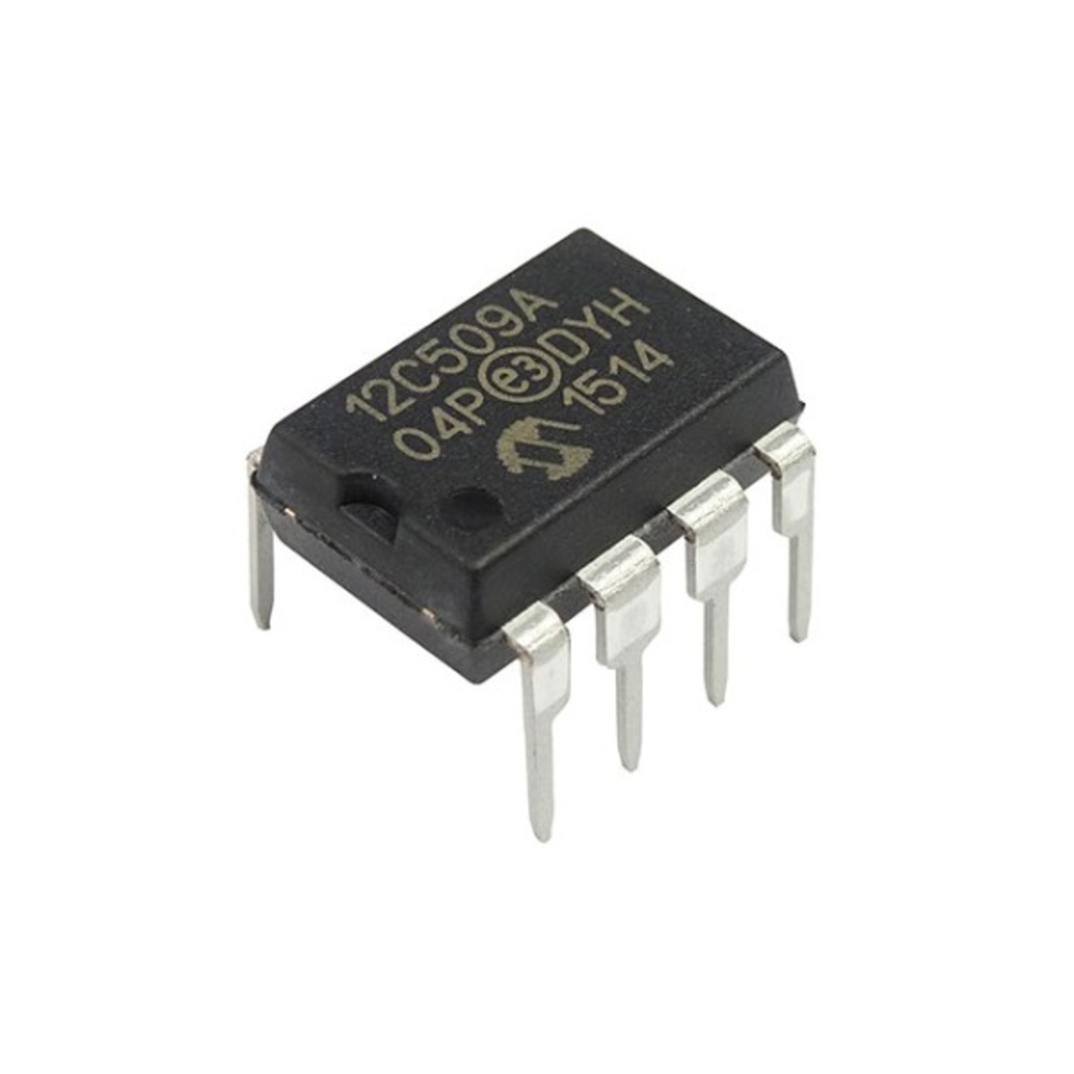 PIC12C509A-04/P 8-Bit CMOS Microcontroller DIP-8 (PIC12C509A DIP IC) image 1