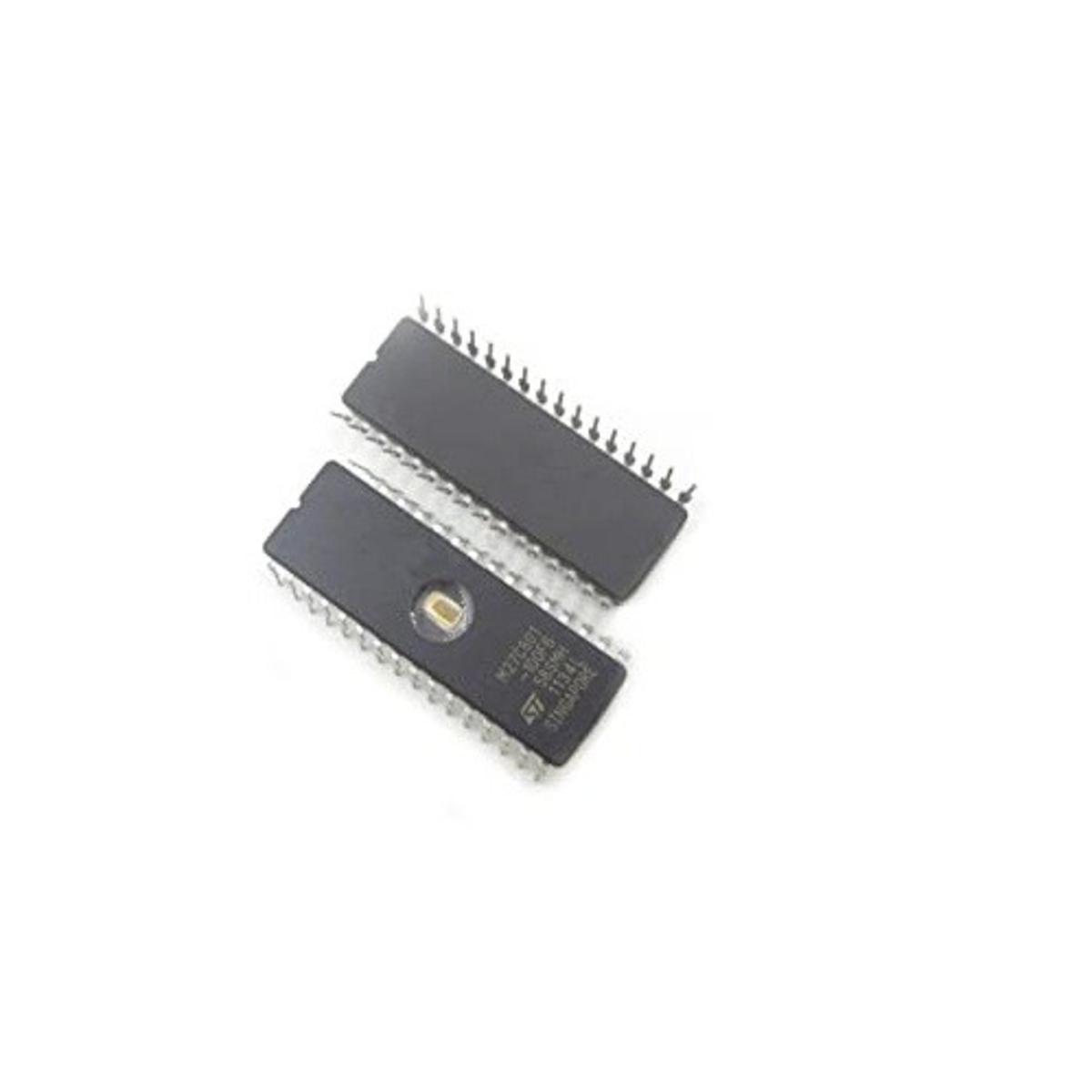 27C801 Original DIP EPROM Memory IC (1Mbit Memory IC, UV Erasable EPROM) image 1